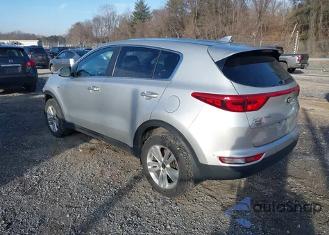 2019 Kia Sportage Lx z USA, uszkodzony, nr VIN KNDPMCAC3K7492904